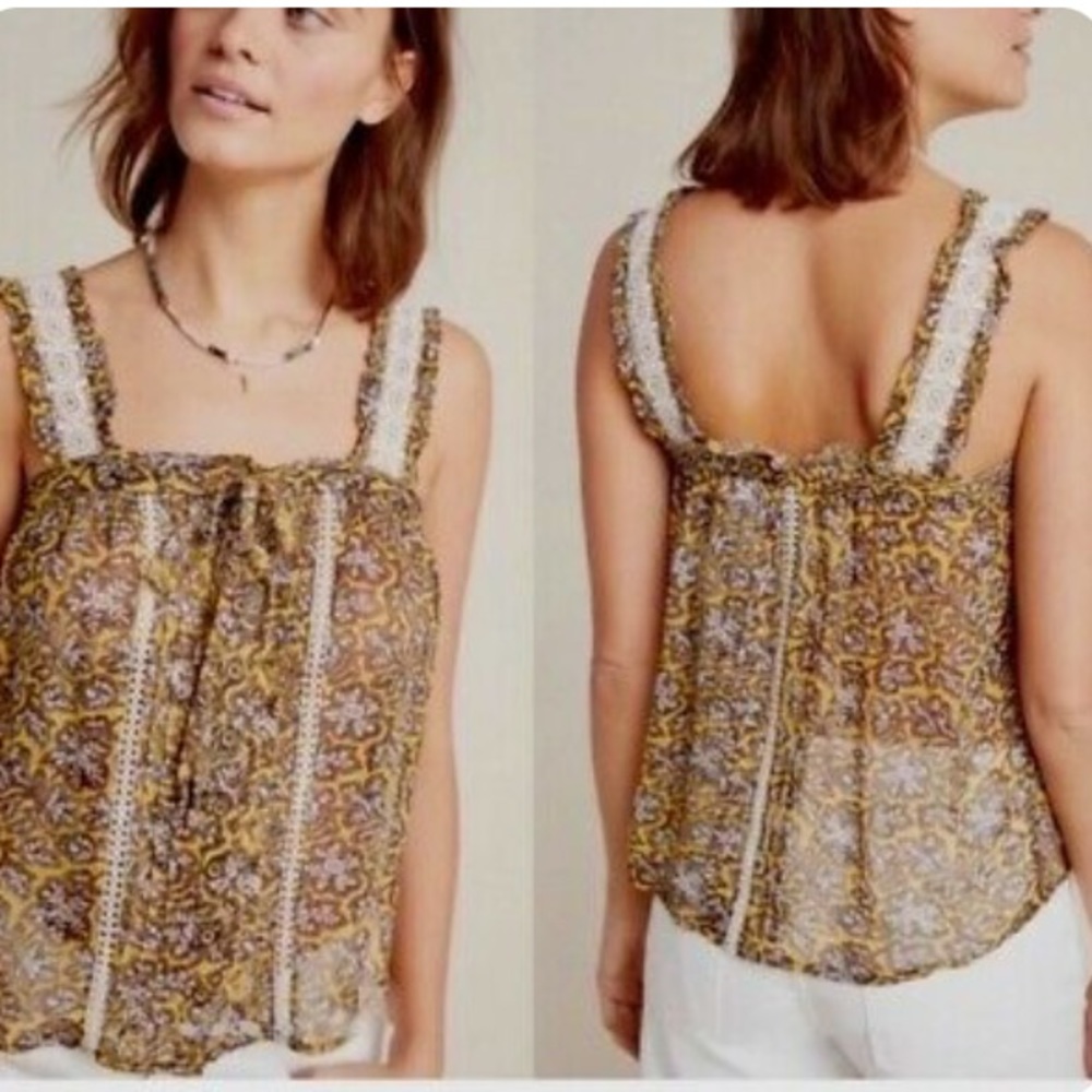 Anthropologie Blouse Tank
